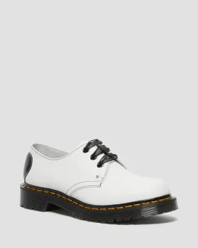 1461 HEARTS WHITE SMOOTH PATENT OXFORD SHOE