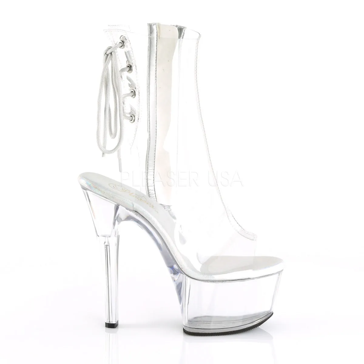 6 Inch Heel ASPIRE-1018C Clear