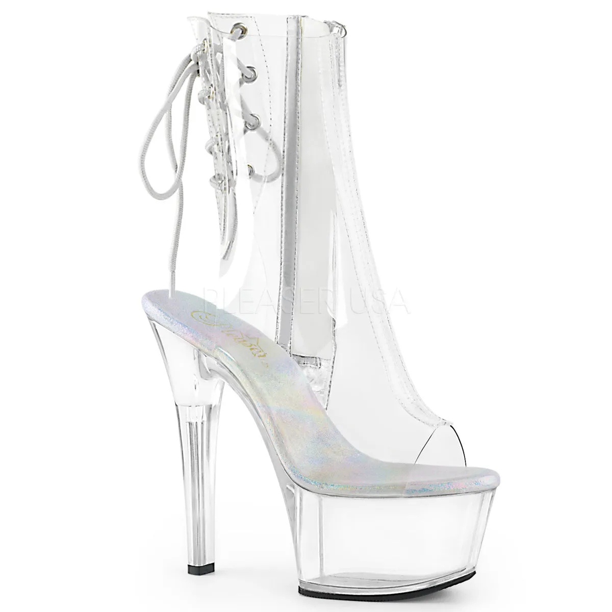 6 Inch Heel ASPIRE-1018C Clear