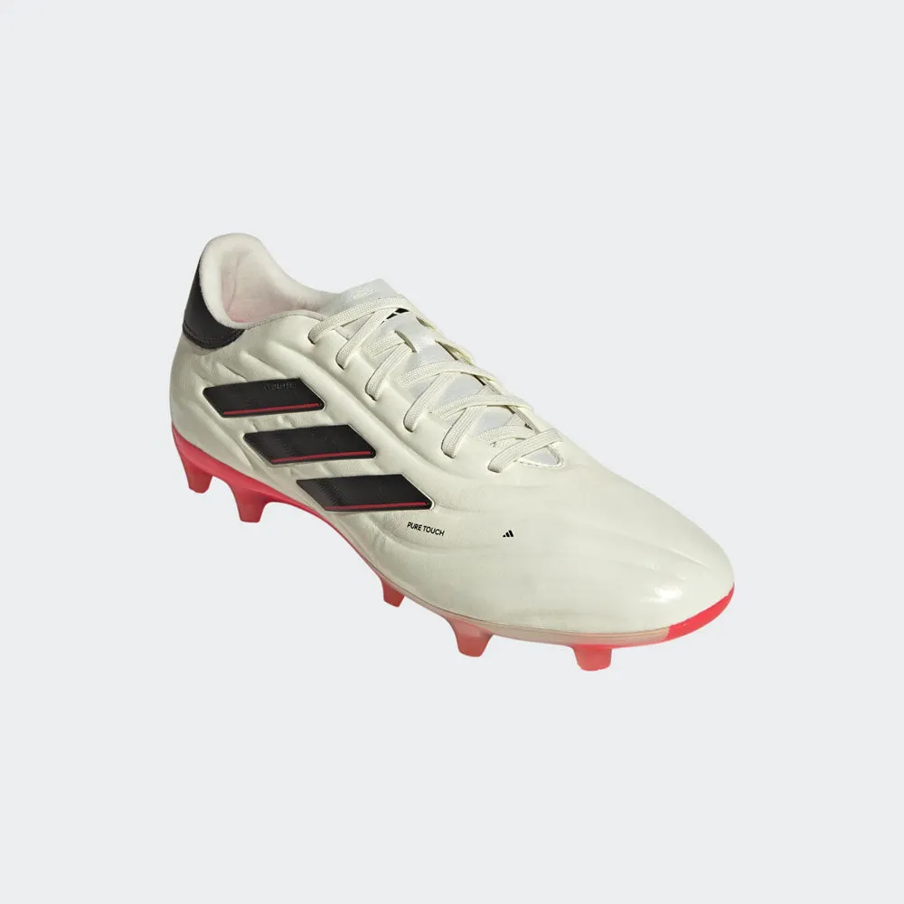 Adidas Copa Pure II Pro FG Football Boots (Ivory/Black/Solar Red)