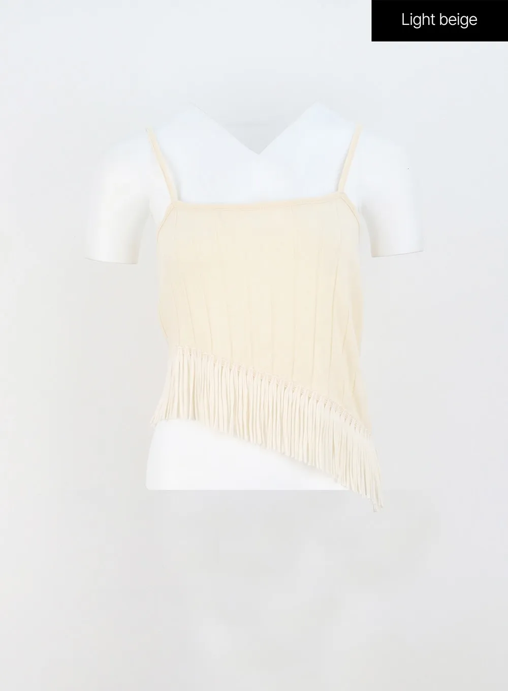 Back Tie Fringe Top BU308