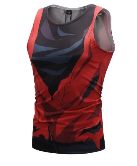 Battle Damaged Muscular Strength Dragon Ball Z Tank Top