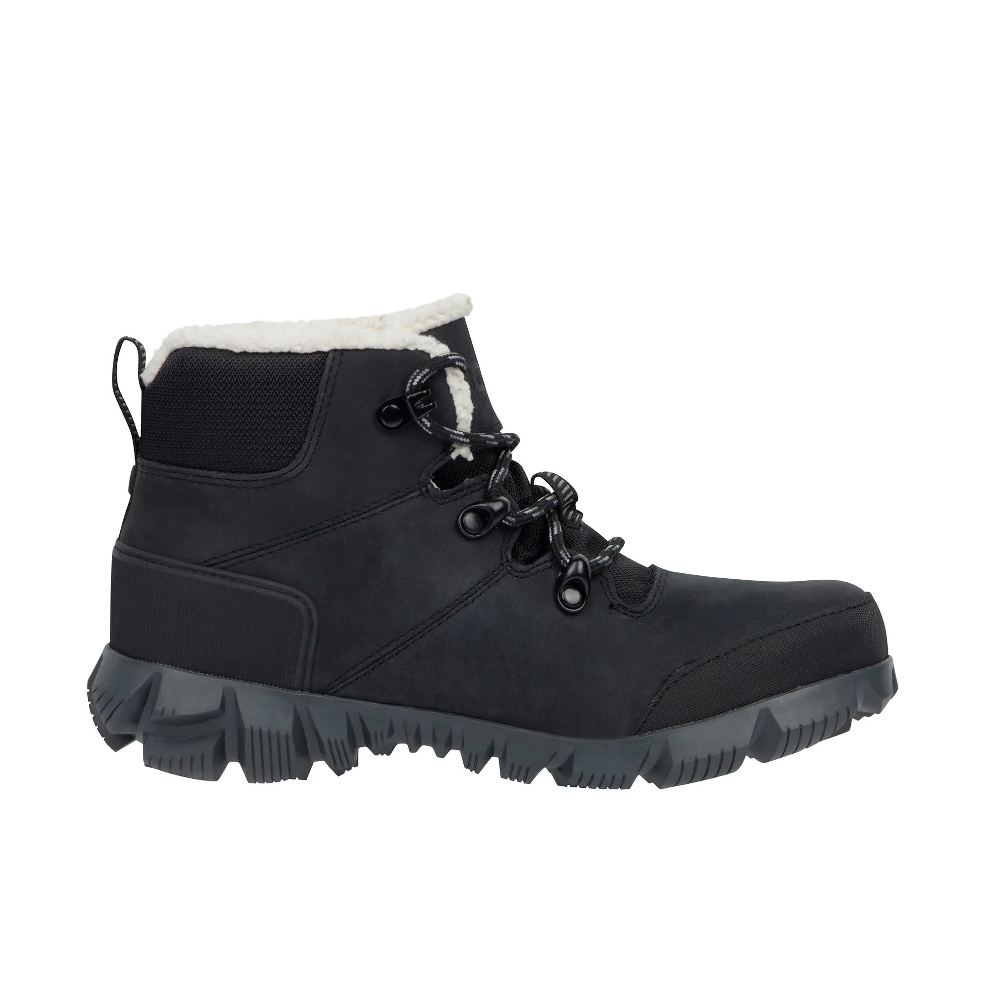 Bogs Womens Arcata Urban Leather Mid Black