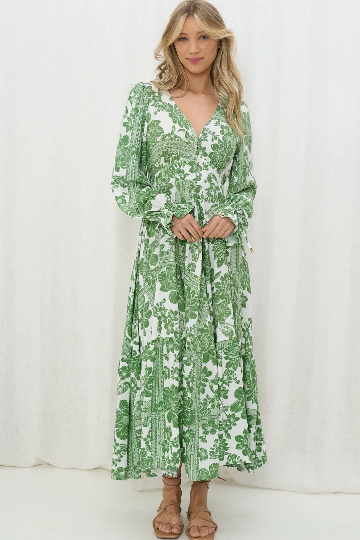 Breanna Maxi Dress - Green