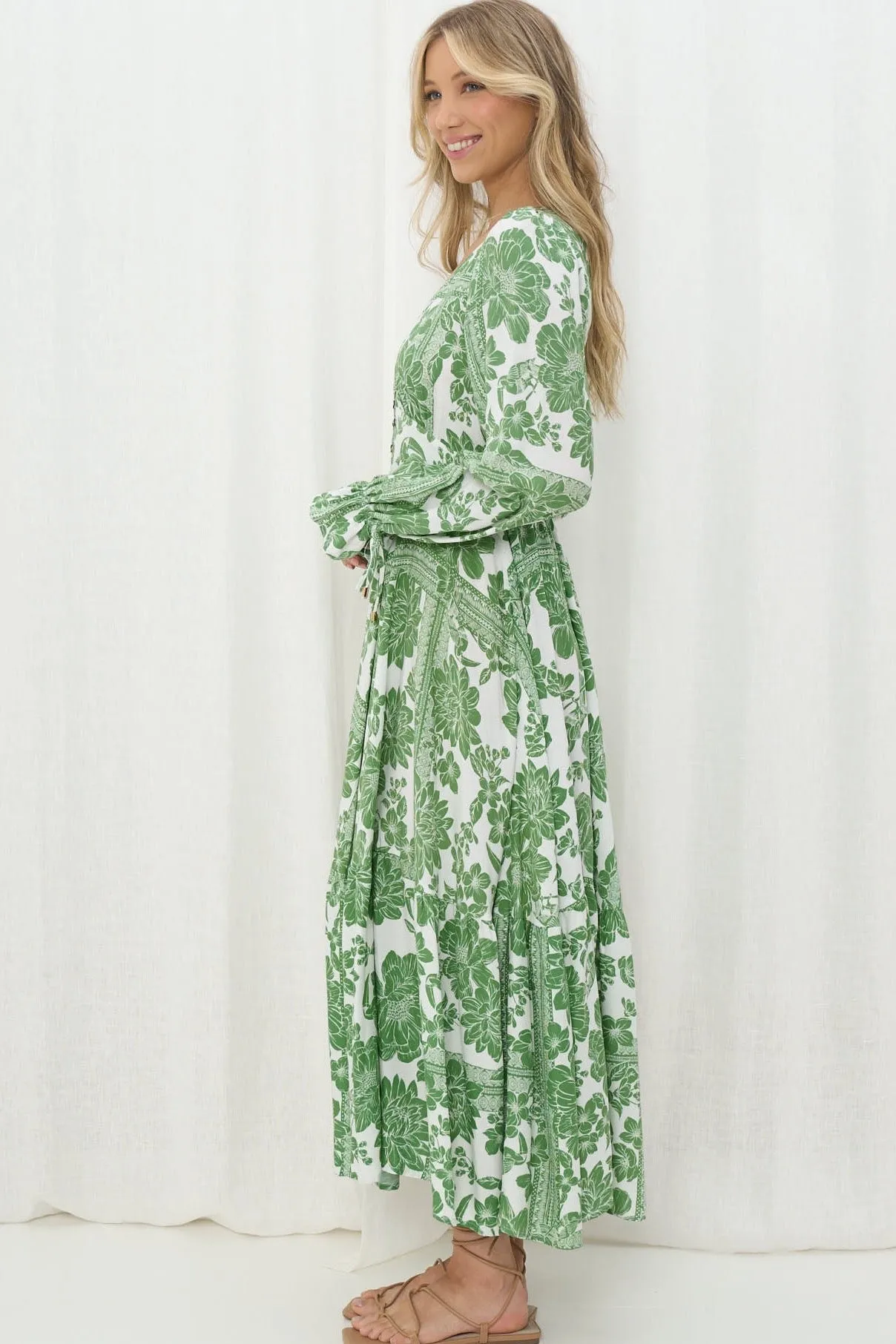 Breanna Maxi Dress - Green