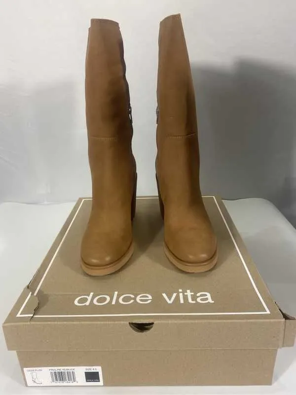 CADDIE PLUSH BOOTS PRALINE NUBUCK - re:vita