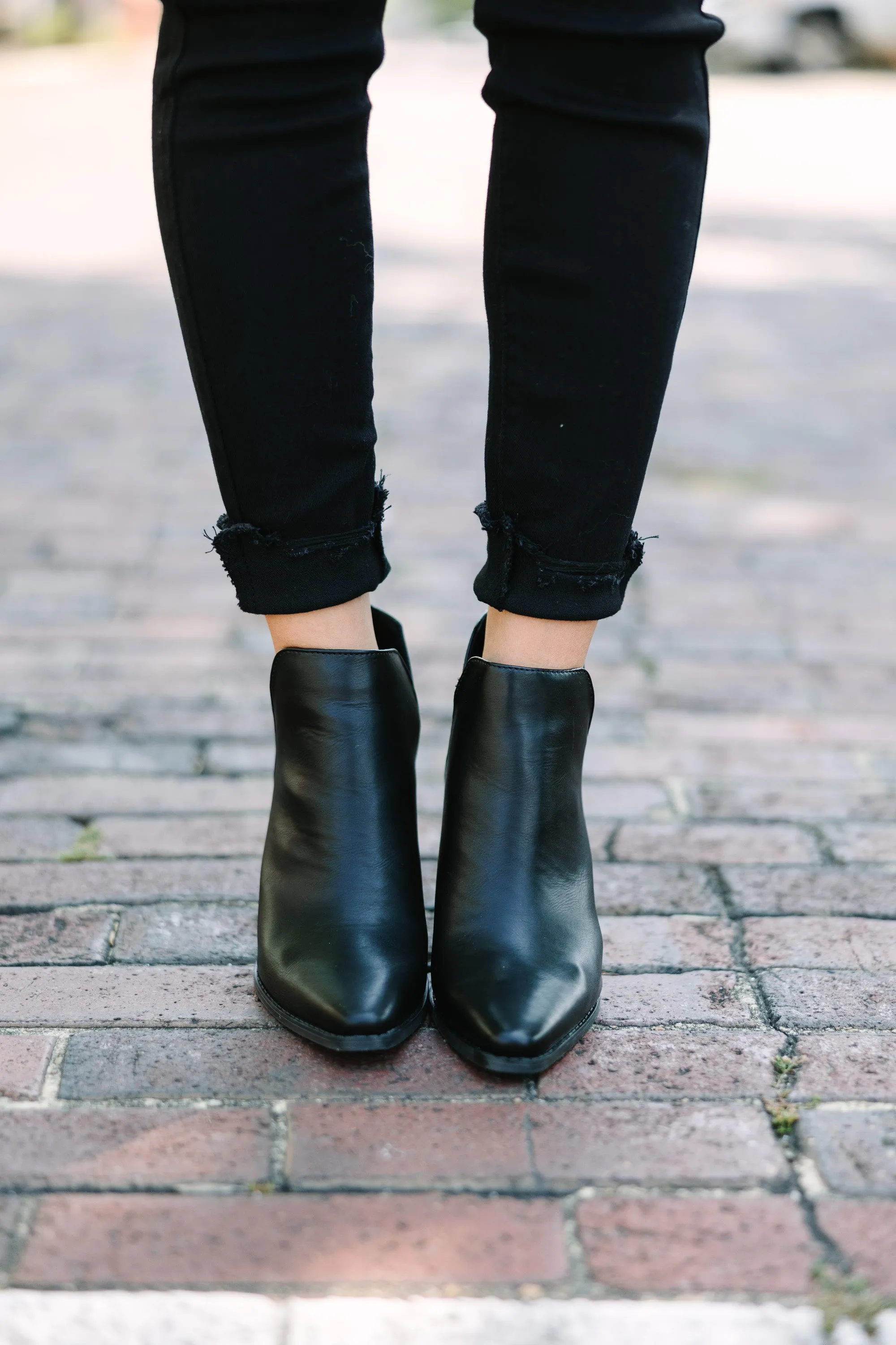 Can't Stop You Black Booties