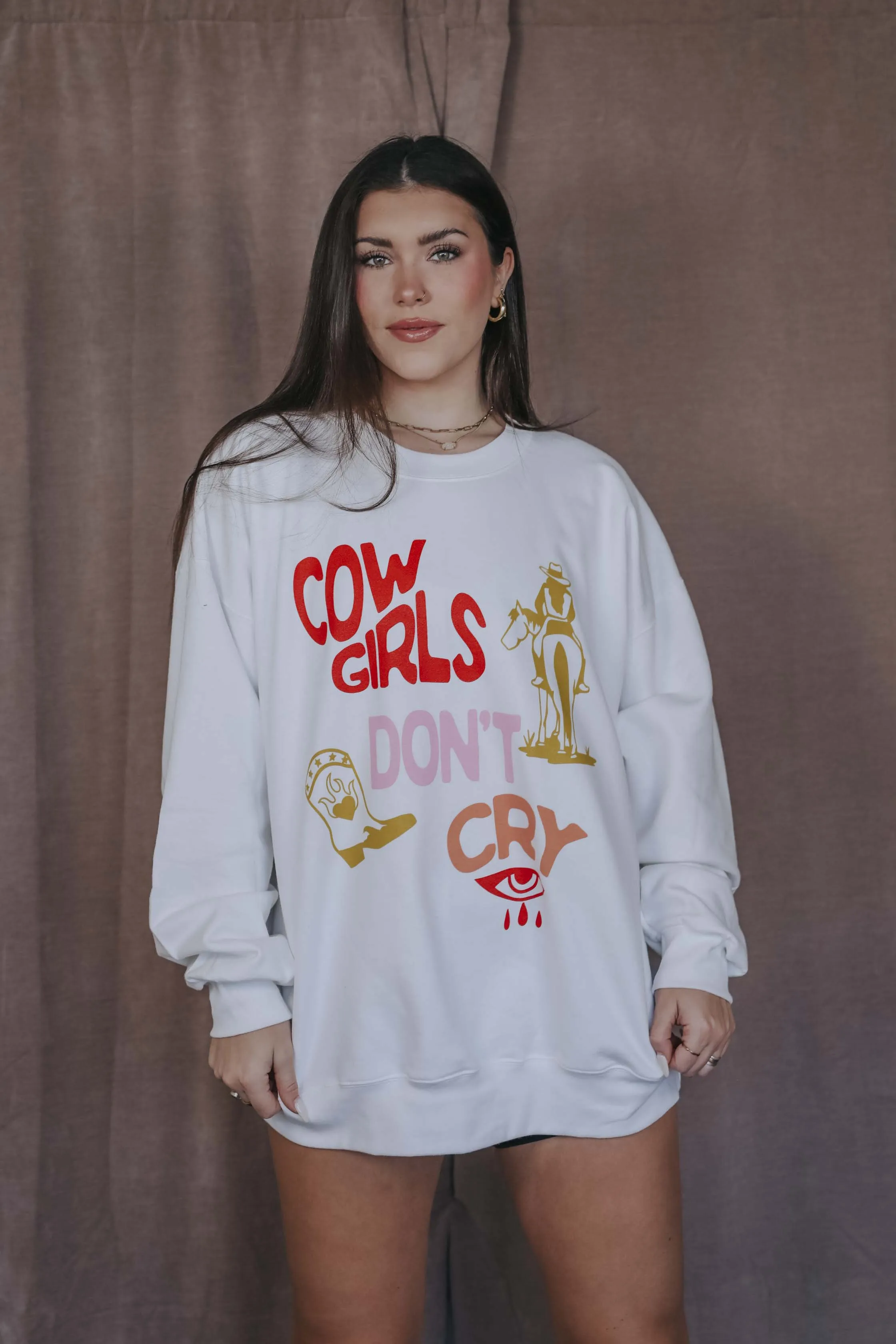 charlie southern: cowgirls don't cry sweatshirt