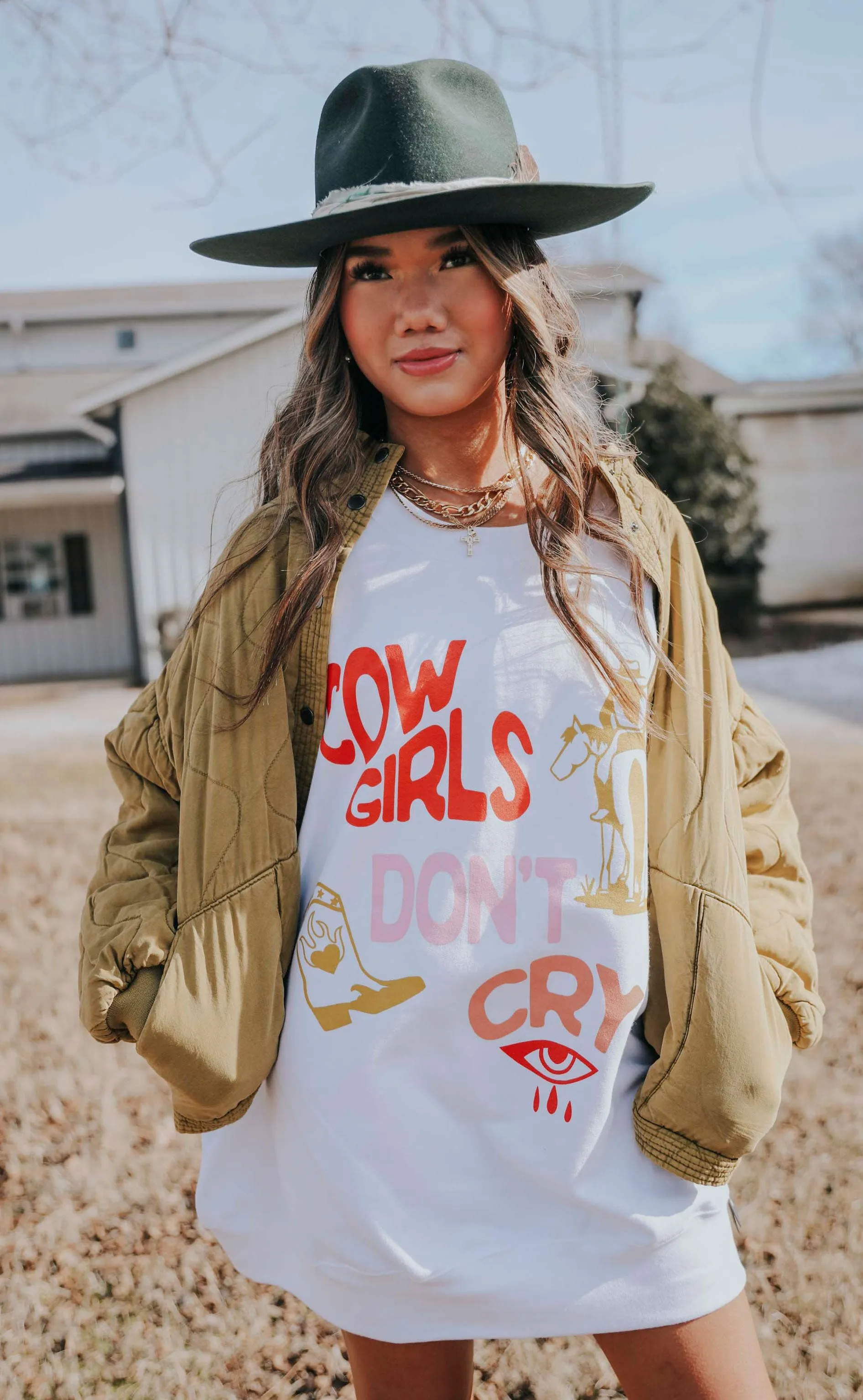 charlie southern: cowgirls don't cry sweatshirt