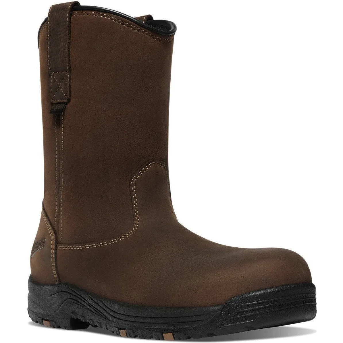 Danner Men's Caliper 10 AL Toe WP Wellington Work Boot -Brown- 19491