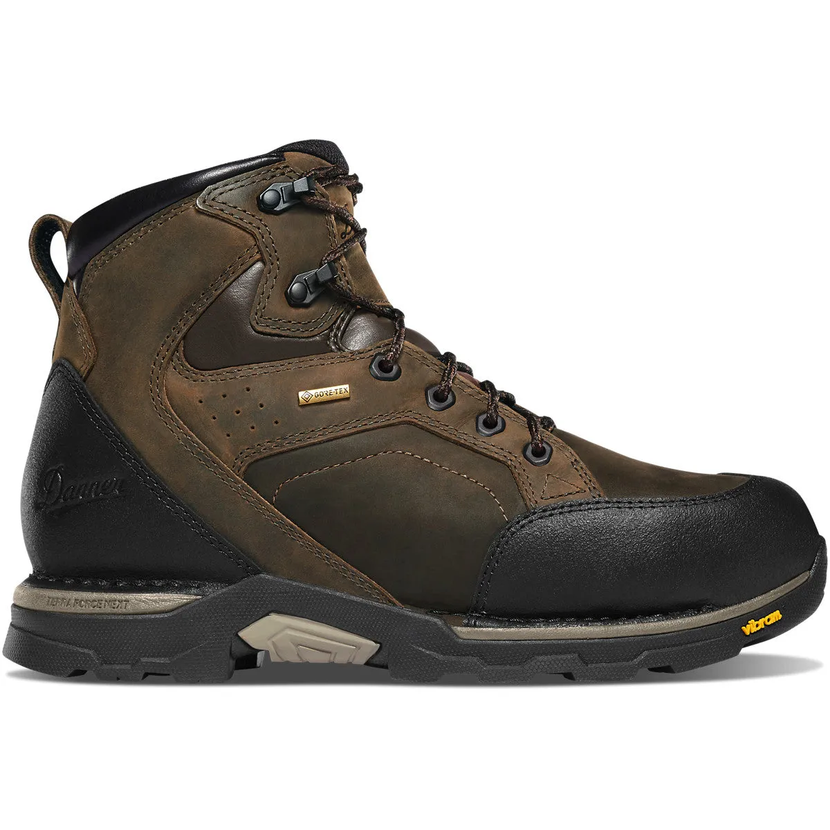 Danner Men's Crucial 6" Composite Toe WP Work Boot - Brown - 15861