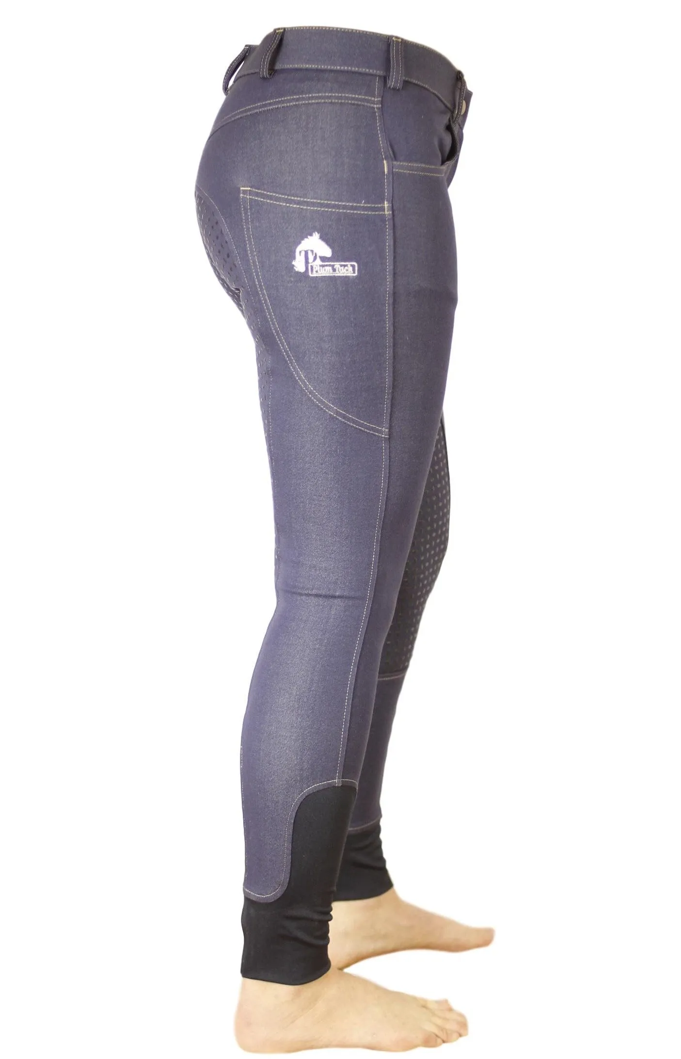 Denim Breeches With or Without Silicone Seat