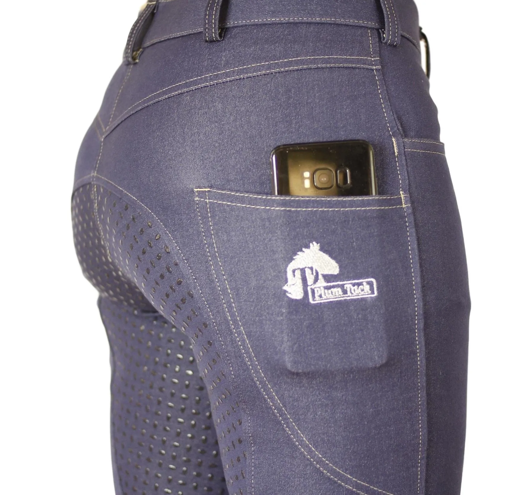 Denim Breeches With or Without Silicone Seat