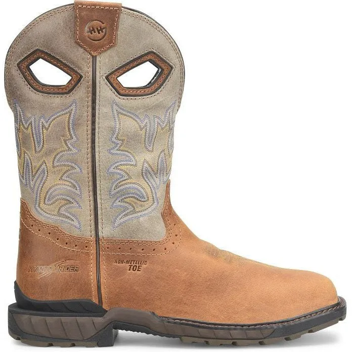 Double H Men's Oatman 11 CT Waterproof Western Work Boot -Brown- DH5430