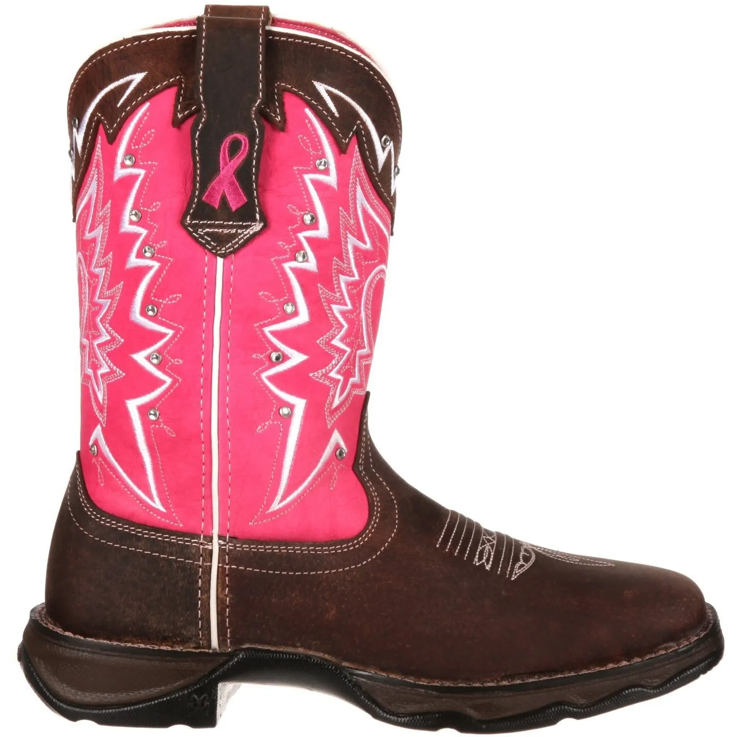 Durango Women's Benefiting Stefanie Spielman Square Toe Western Boot