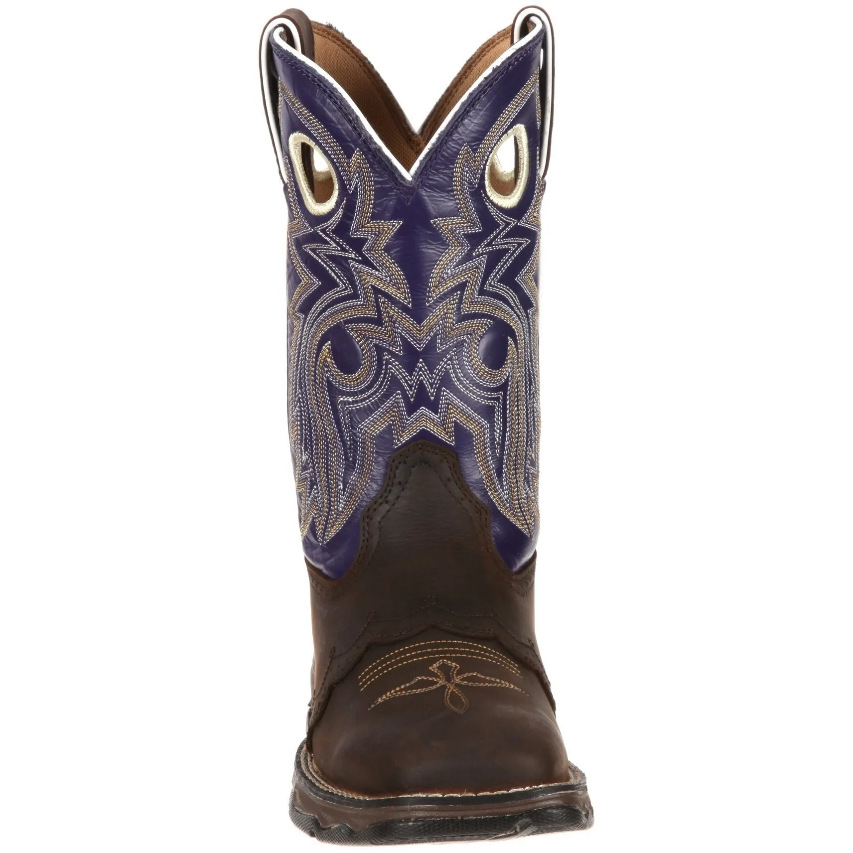 Durango Women's Lady Rebel 10" Square Toe Western Boot- Brown - RD3576