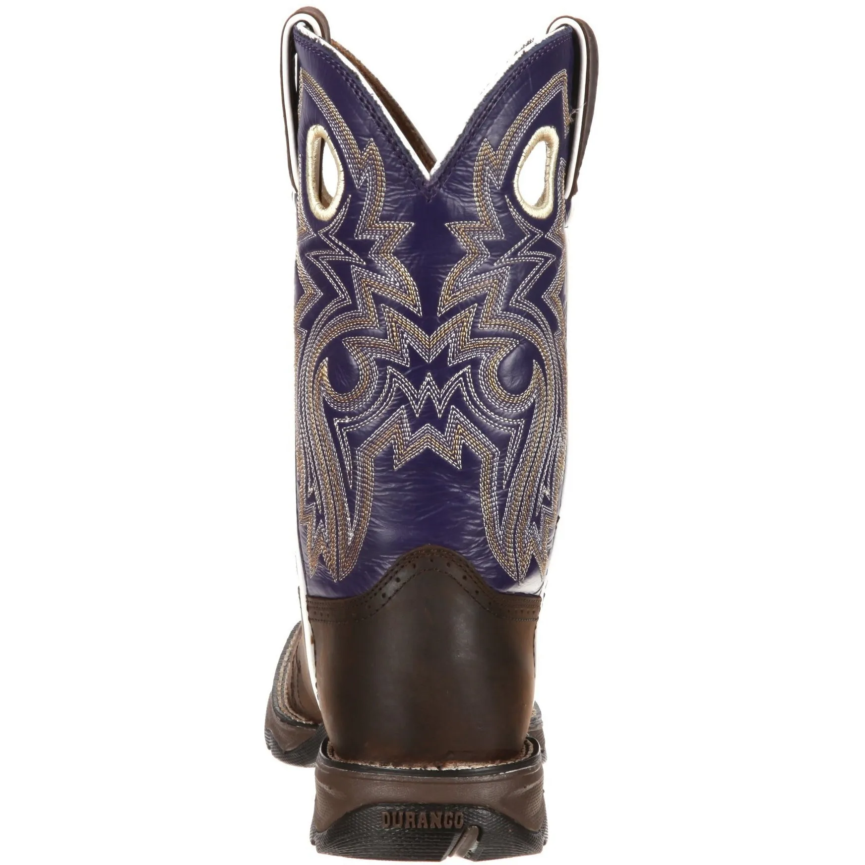 Durango Women's Lady Rebel 10" Square Toe Western Boot- Brown - RD3576