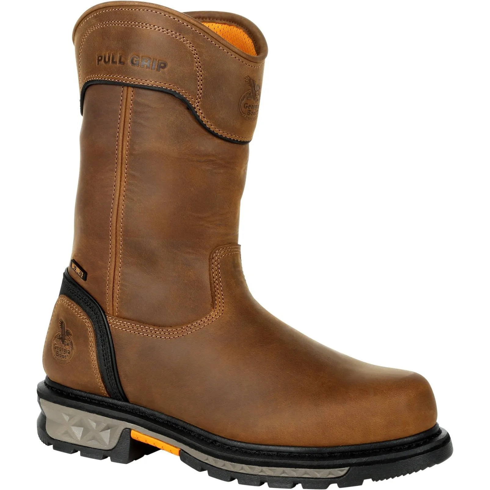 Georgia Men's Carbo-Tec LTX 11" Comp Toe WP Pull-On Work Boot- GB00394