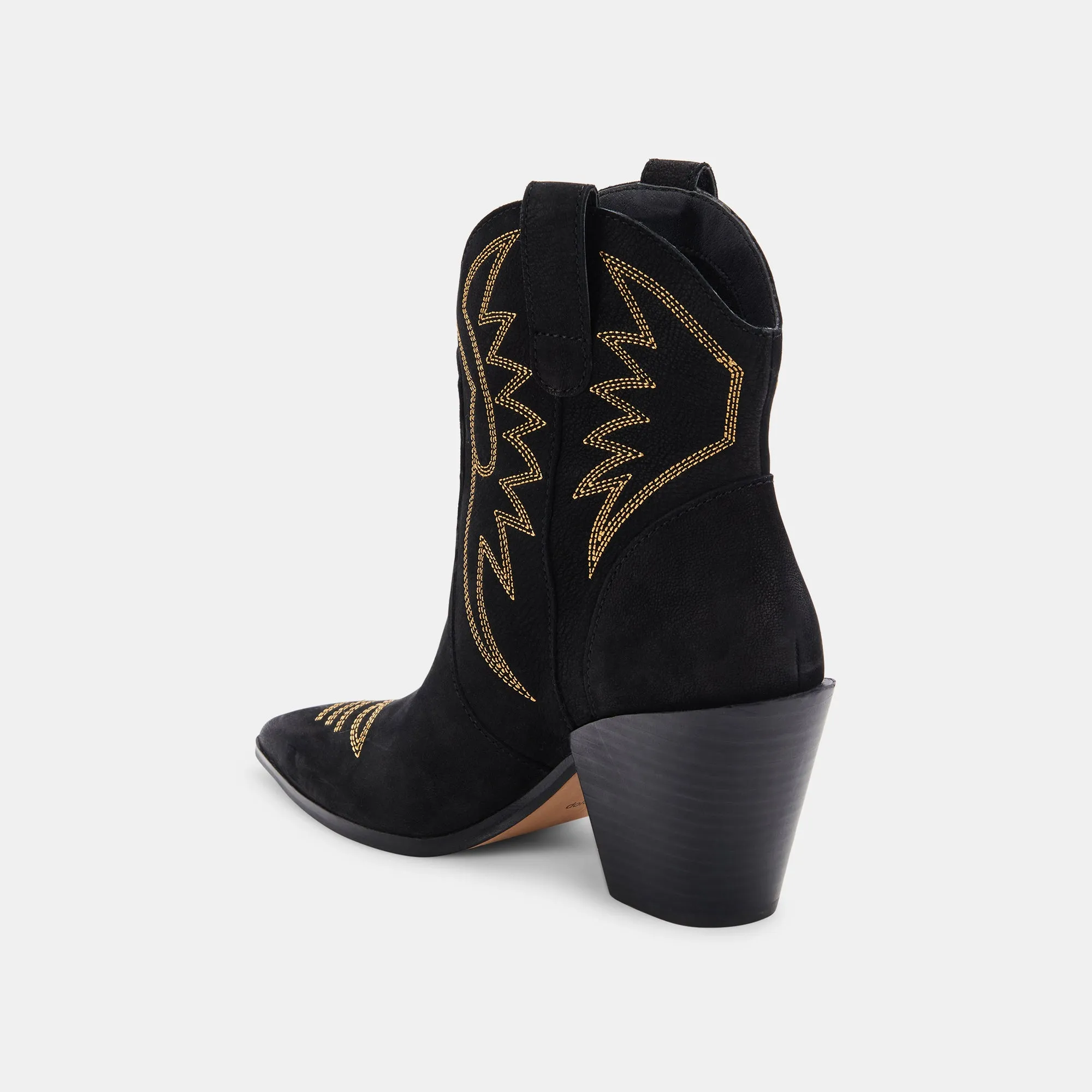 GINNI BOOTIES BLACK NUBUCK