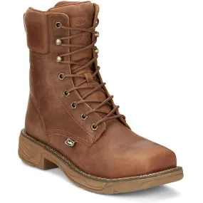 Justin Men's Rush 8 Nano CT Waterproof Western Work Boot -Brown- SE468