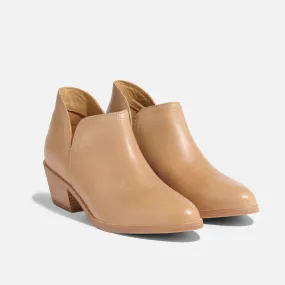 Mia Everyday Ankle Bootie Almond