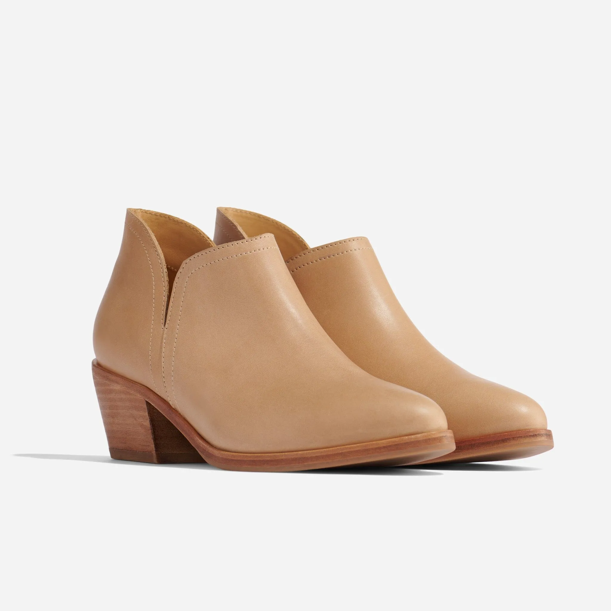 Mia Everyday Ankle Bootie Almond