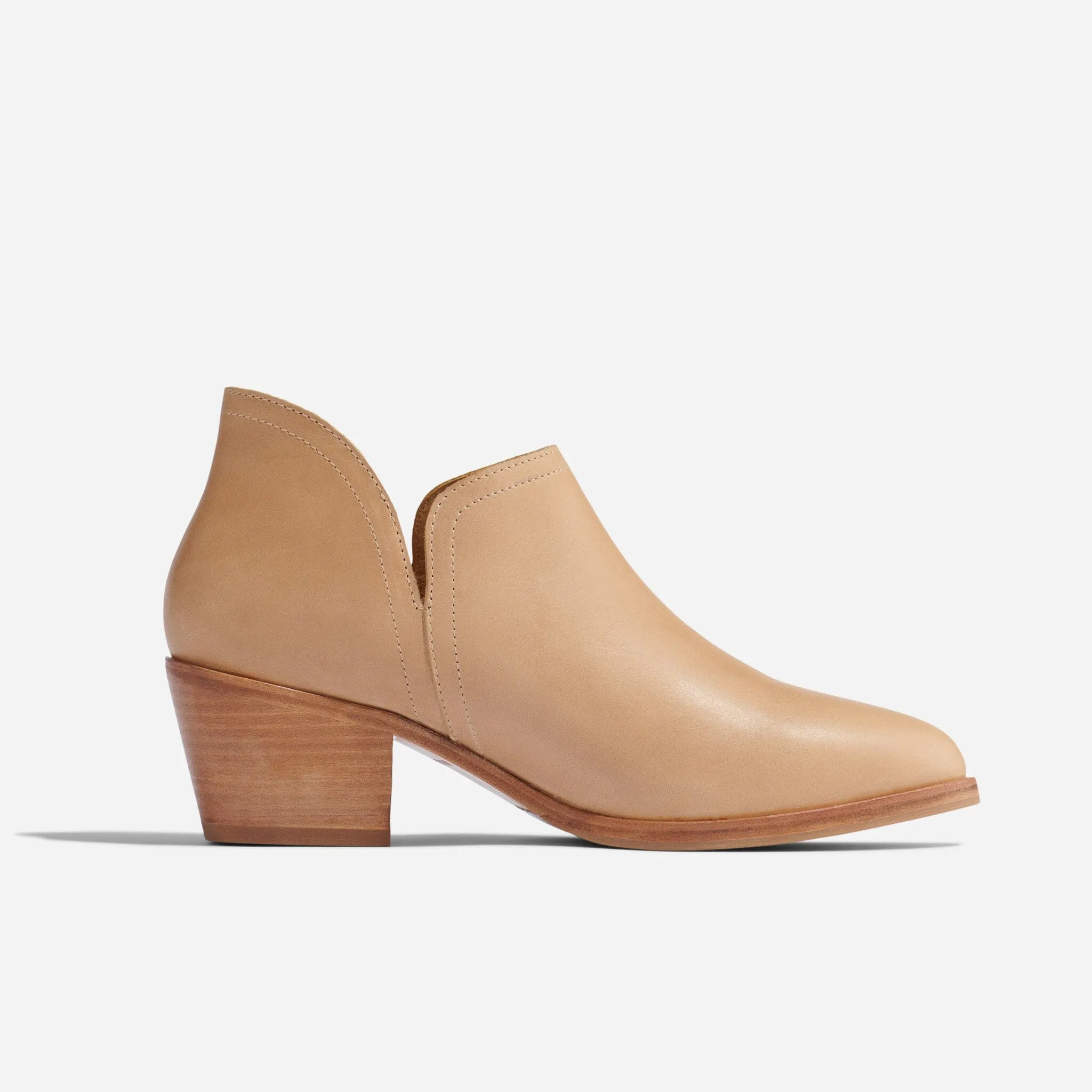 Mia Everyday Ankle Bootie Almond