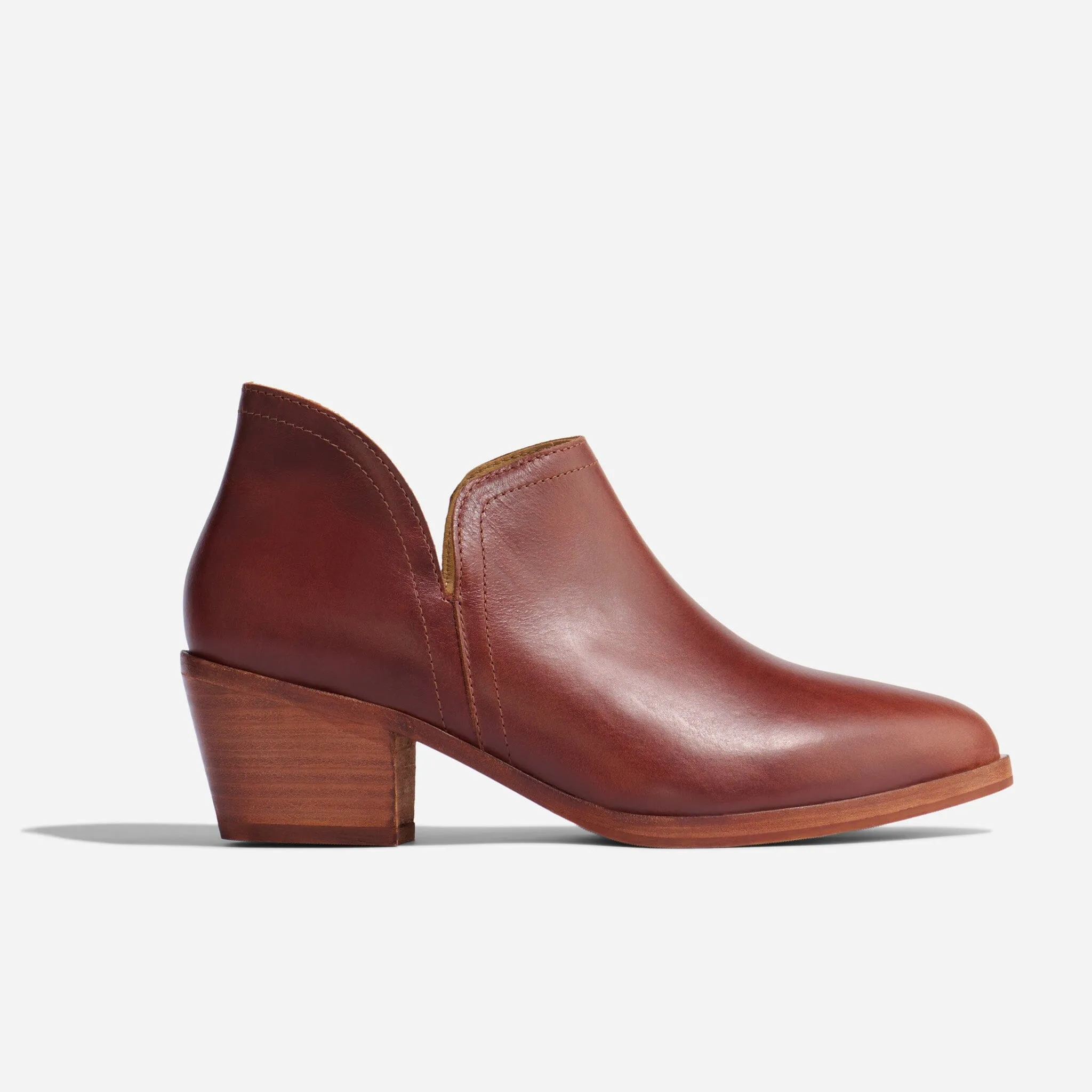 Mia Everyday Ankle Bootie Auburn