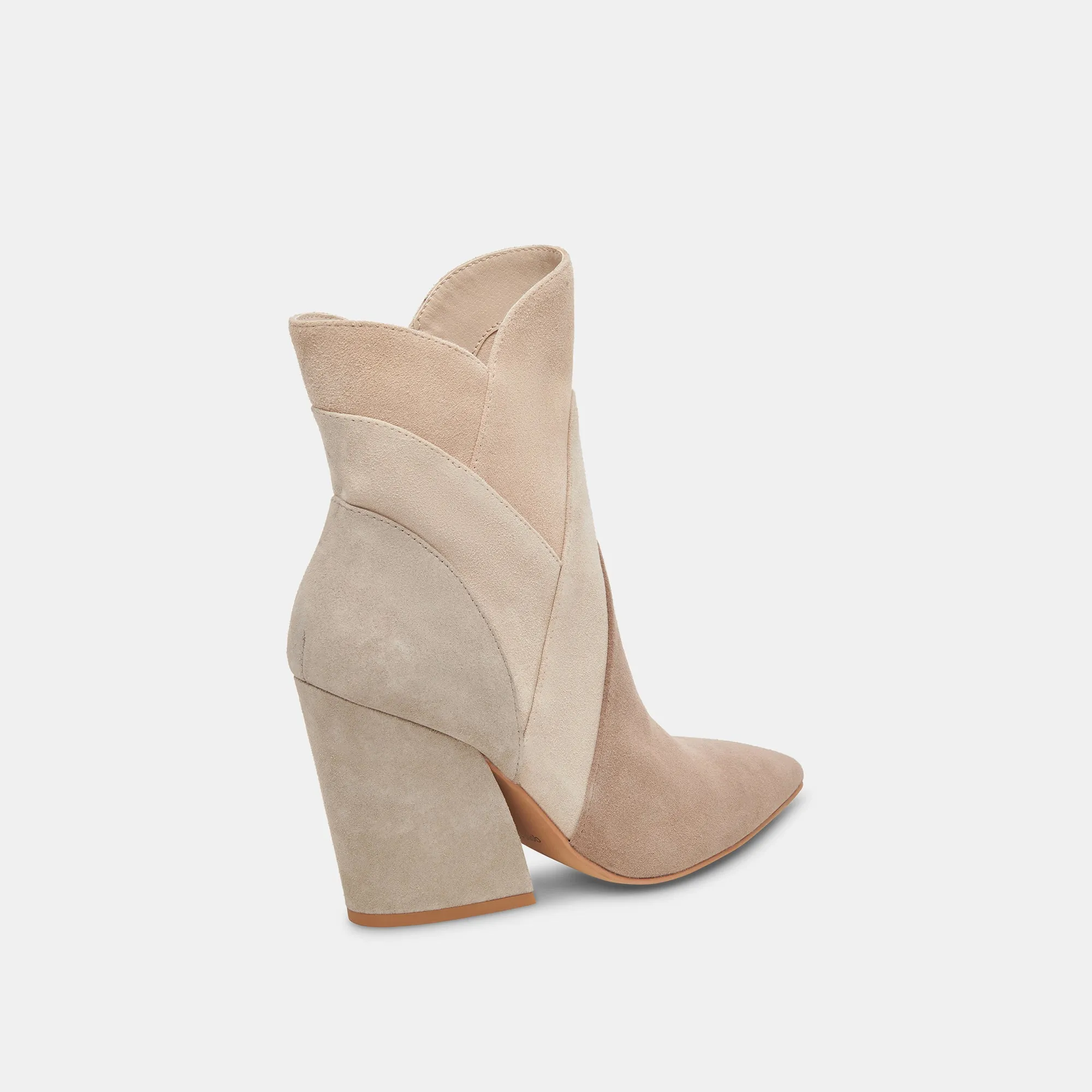 NEENA BOOTIES TAUPE MULTI SUEDE