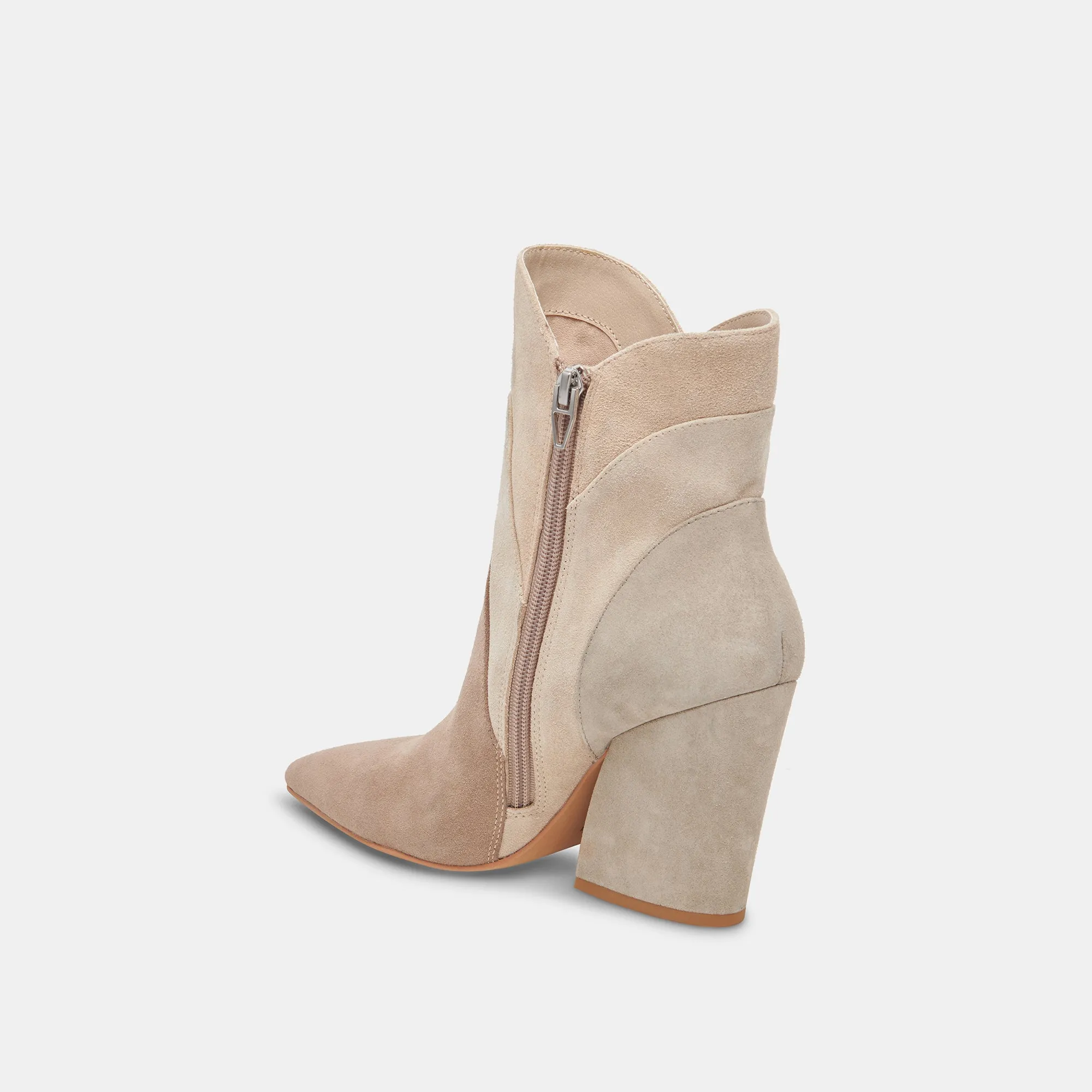 NEENA BOOTIES TAUPE MULTI SUEDE