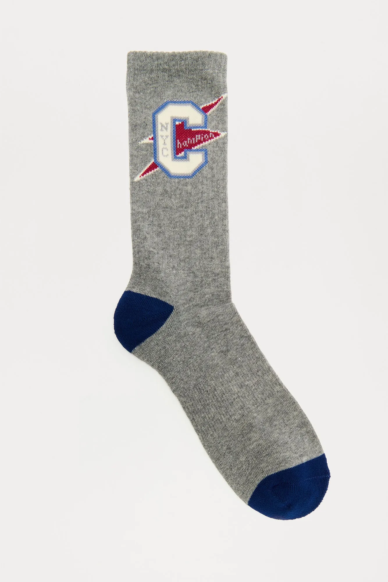 NYC Champ Socks - Grey/combo