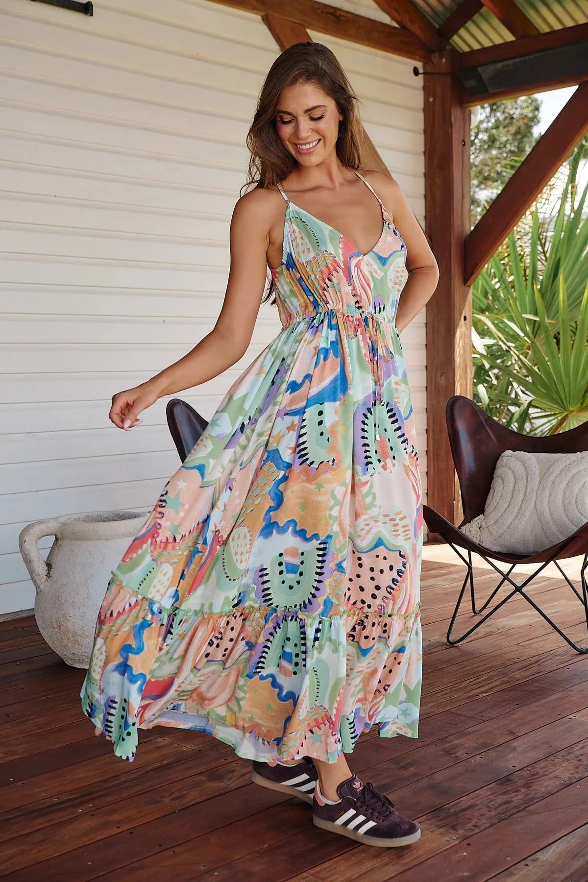 Reef Maxi Dress - Electric Feels Collection