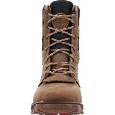 Rocky Men's Hi Wire 11" Comp Toe WP Western Work Boot -Earth- RKW0427