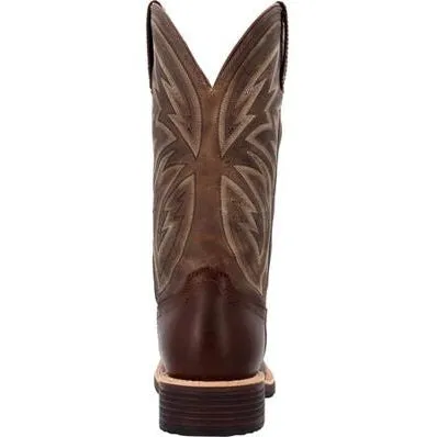 Rocky Men's Tall Oaks 12" ST Slip Resist Western Work Boot -Bone- RKW0405