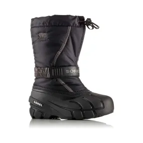 Sorel Boy's Flurry Waterproof Black/Grey