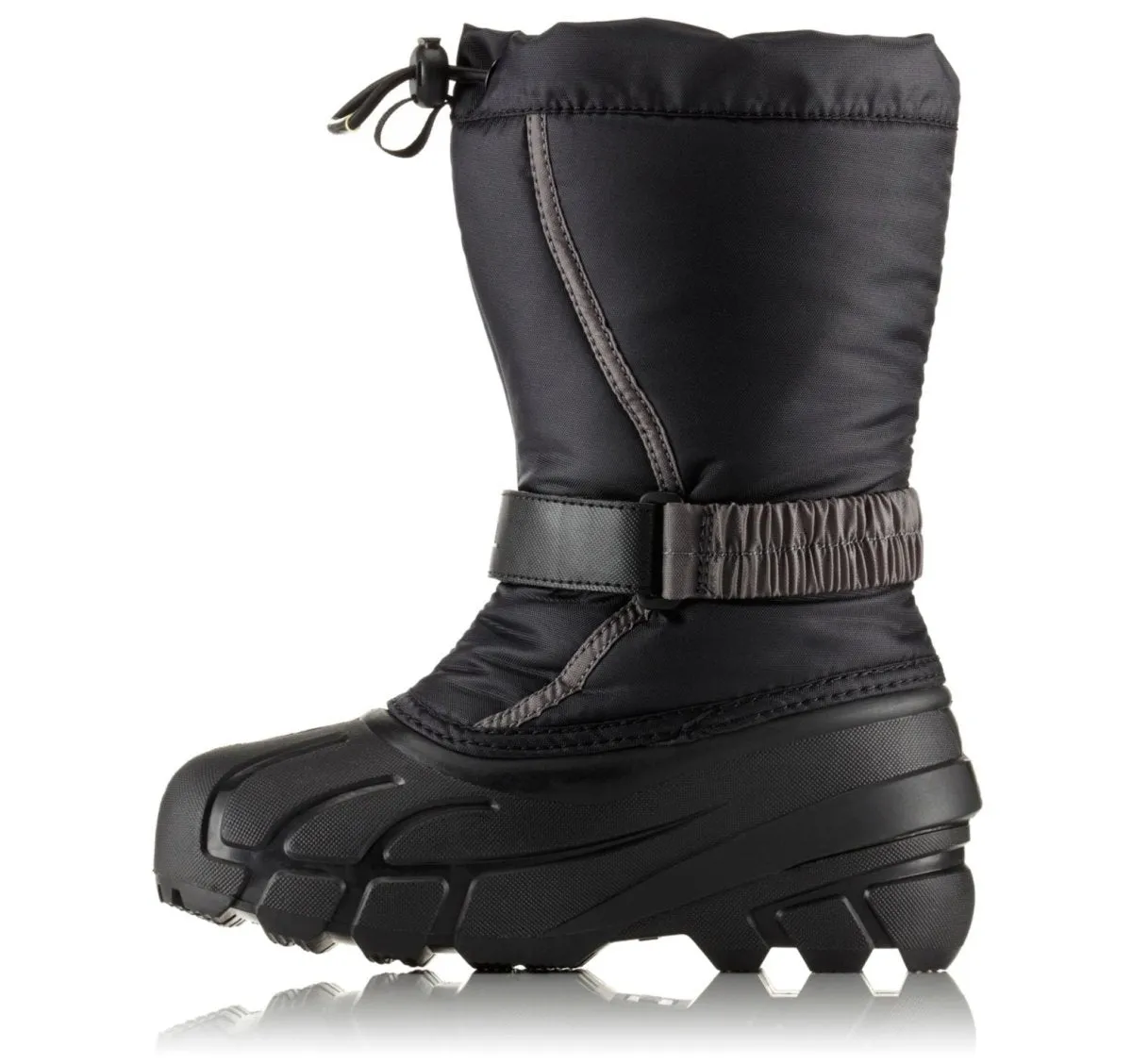 Sorel Boy's Flurry Waterproof Black/Grey