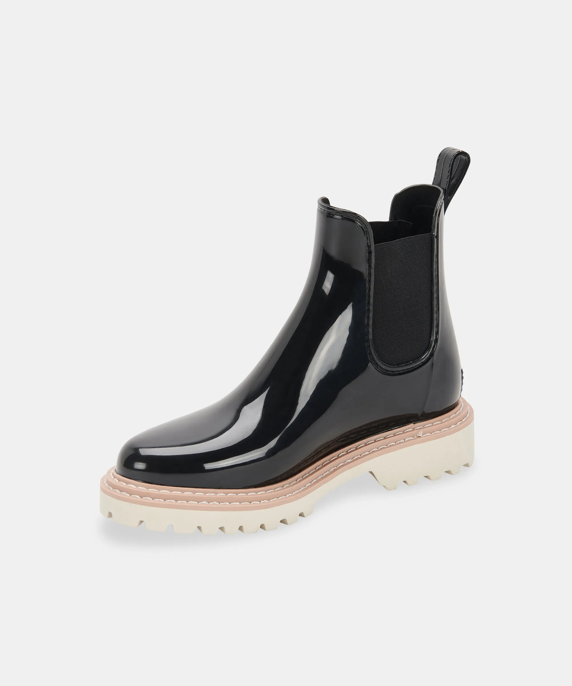 STORMY RAINBOOTS ONYX PATENT STELLA