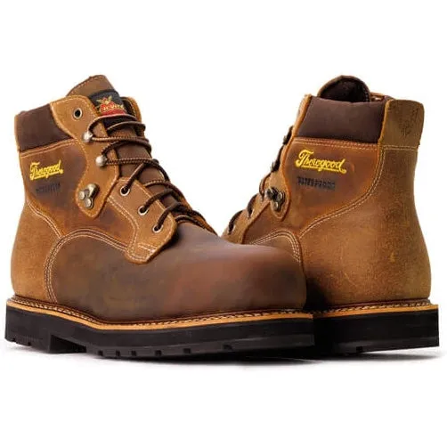 Thorogood Men's Iron River Series 6 ST Waterproof Work Boot -Brown- 804-4144