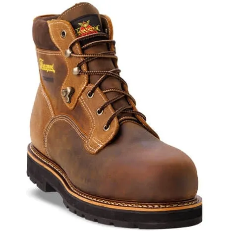 Thorogood Men's Iron River Series 6 ST Waterproof Work Boot -Brown- 804-4144