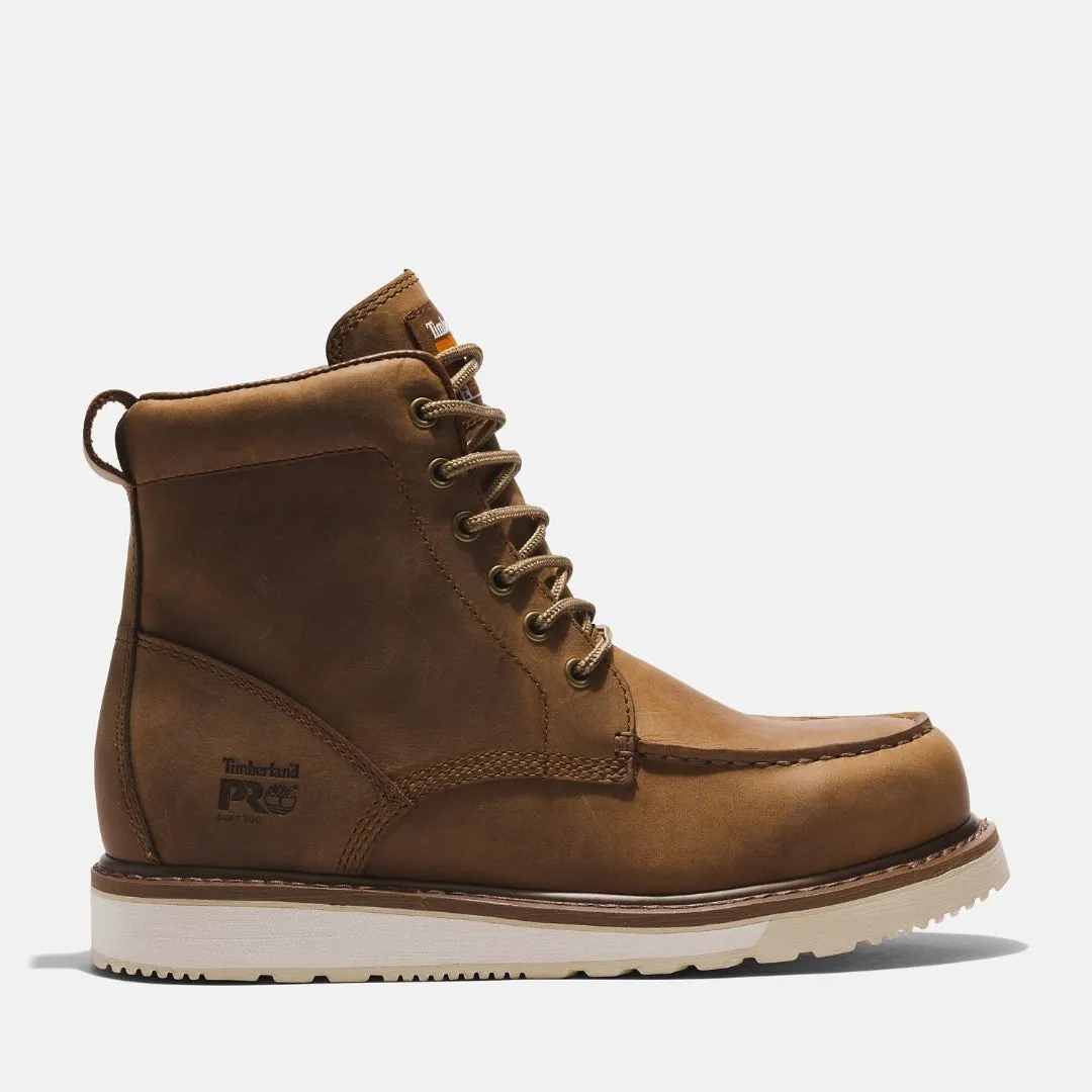 Timberland Pro Men's 6" Moc Toe Work Boot -Brown- TB0A5SXH214