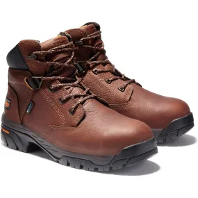 Timberland PRO Men's Helix 6" Alloy Toe WP Work Boot Brown TB185594214