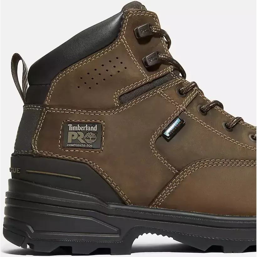 Timberland Pro Men's Magnitude 6 Comp Toe WP Work Boot -Brown- TB0A5QFJ214