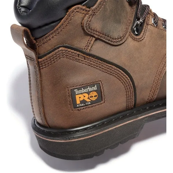 Timberland Pro Men's Pit Boss 6" ST Slip Resist Work Boot -Brown- TB033034214