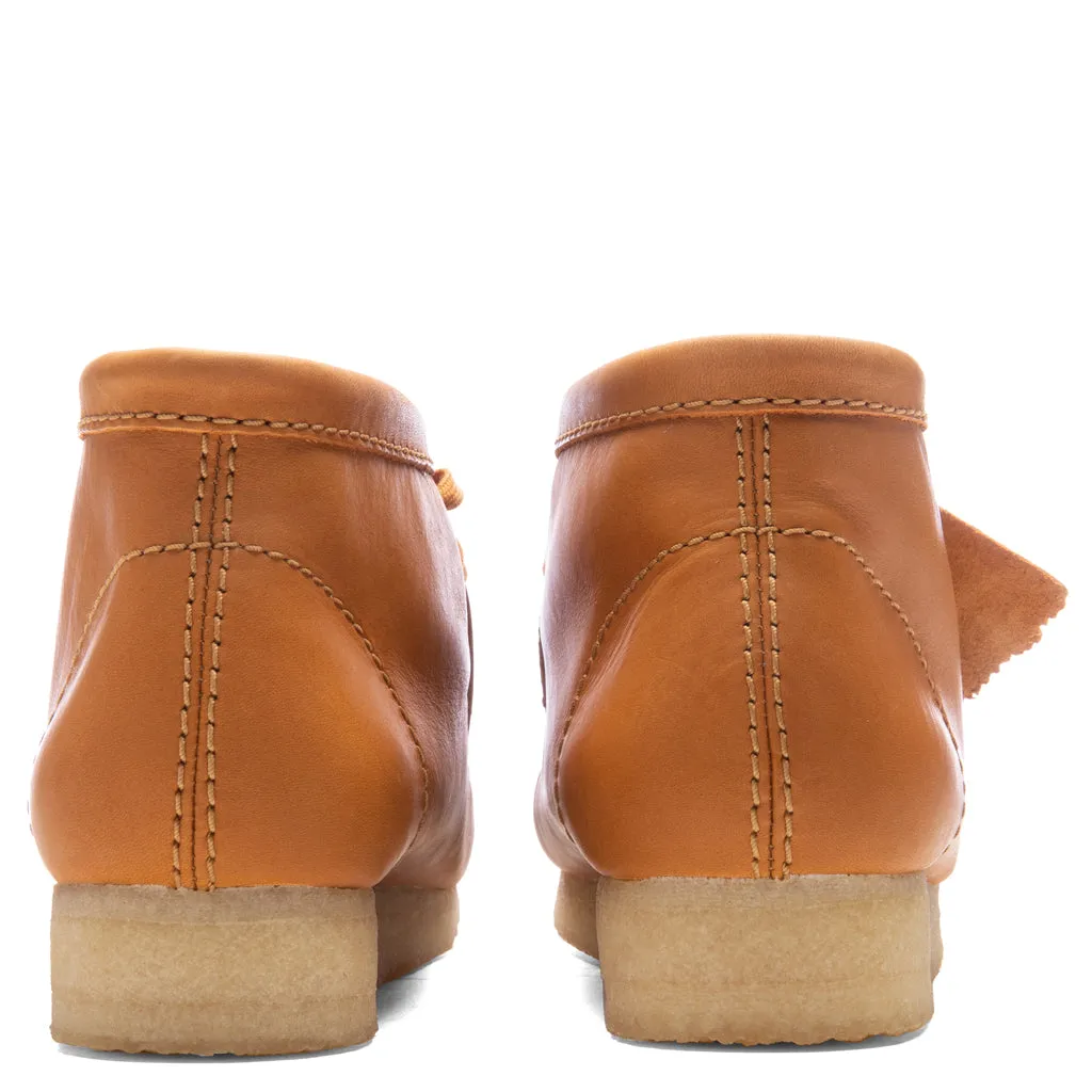 Wallabee Leather Boot Mid - Tan