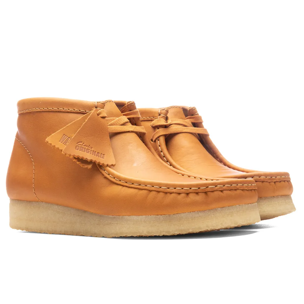 Wallabee Leather Boot Mid - Tan