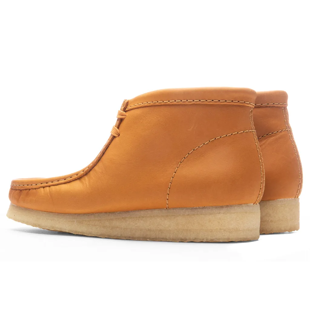 Wallabee Leather Boot Mid - Tan