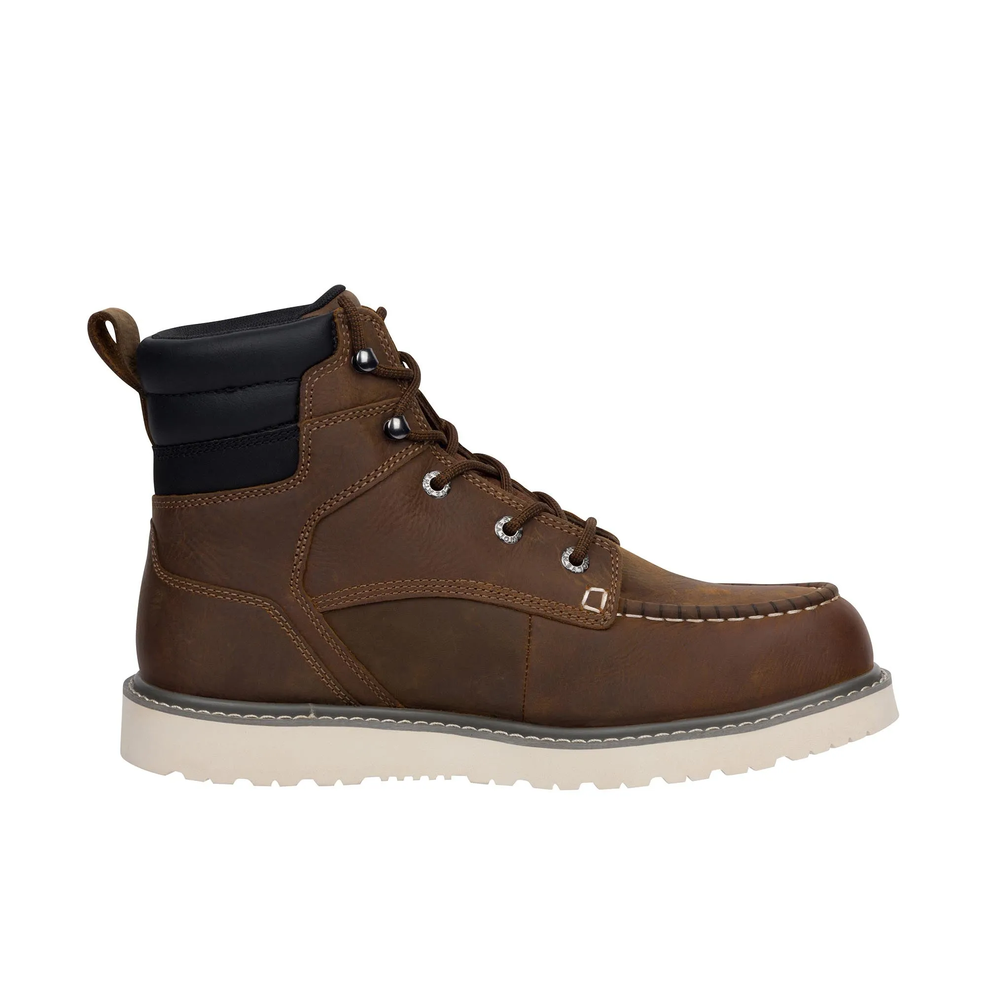 Wolverine Trade Wedge 6 Inch Moc Toe Steel Toe Sudan Brown