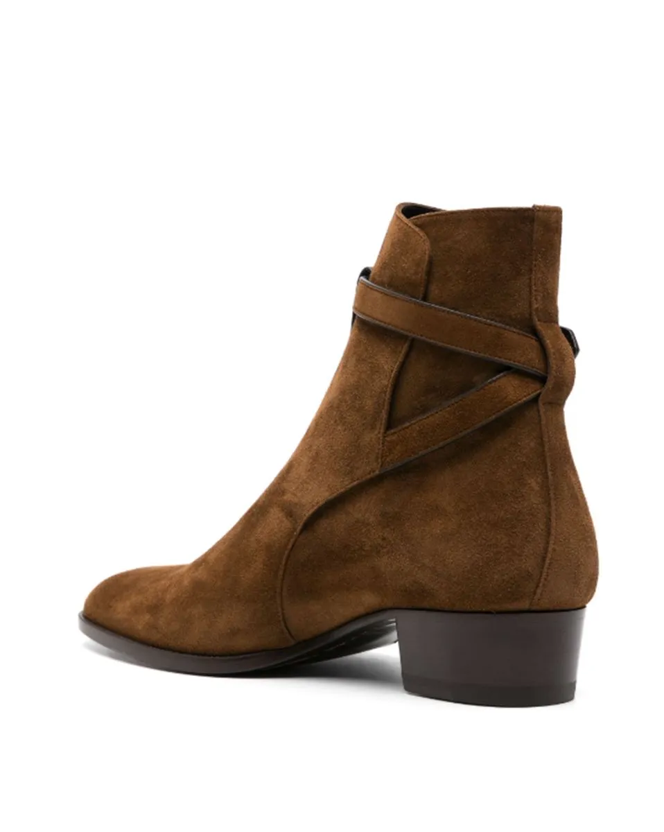 WYATT 4MM SUEDE ANKLE BOOTS